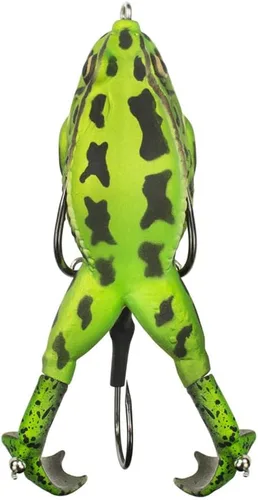 Vista 10 de LUNKERHUNT - Cebo de rana para pesca de lubina Rana de cuerpo suave y hueco sin enganches para pesca de lubina y trucha Señuelo de rana realista