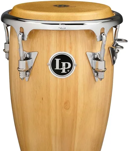 Vista 2 de Latin Percussion LP-JRX-AW Conga Tambor Natural/Cromo