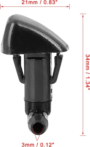 Vista 3 de X AUTOHAUX 2 unids 76810-SDA-A11 Limpiaparabrisas Boquilla Spray Jet para Honda Civic Odyssey Accord Element