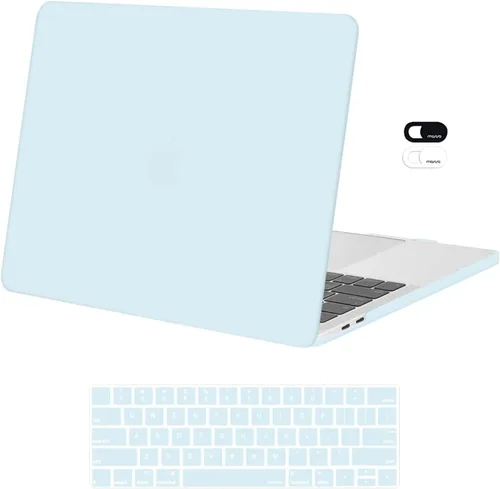 Vista 19 de MOSISO Funda compatible con MacBook Pro de 13 pulgadas M2 M1 2026 2025 2024 azul (Airy Blue)