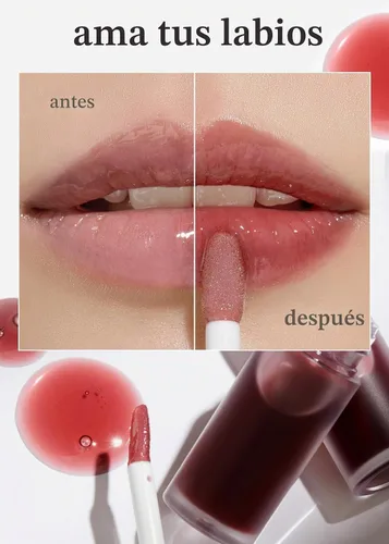 Vista 4 de NOONI Aceite de labios vegano coreano – Applecranberry, 0.12 onzas líquidas + aceite de labios coreano – Appleginseng, paquete de 0.12 onzas líquidas