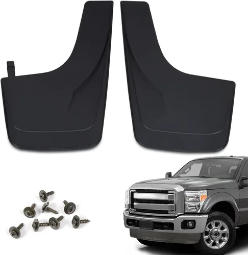 Vista 14 de G-PLUS Juego de 4 guardabarros universal para coche con guardabarros delantero y trasero