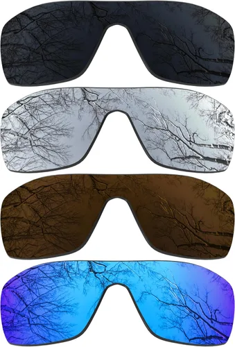Vista 12 de ToughAsNails 3 pares de lentes de repuesto polarizadas para Oakley Oil Rig Pack-BS25