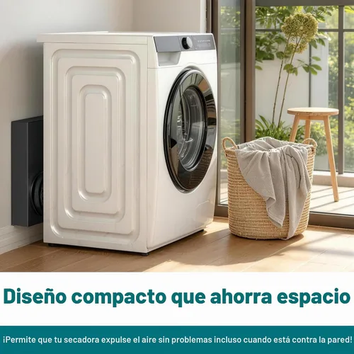 Vista 7 de 84049 Periscope - Ventilación de secadora de acero inoxidable mejorado, ajustable de 0 a 5 pulgadas, conector telescópico de ventilación