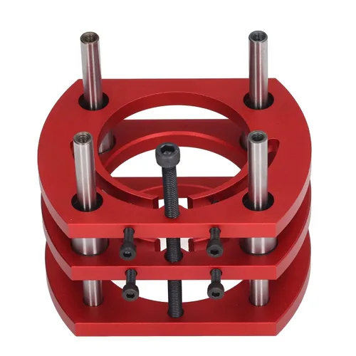 Vista 9 de Elevador de enrutador con placa superior, base de elevación, ranurado para carpintería, biselado, parte superior de mesa, enrutador de precisión