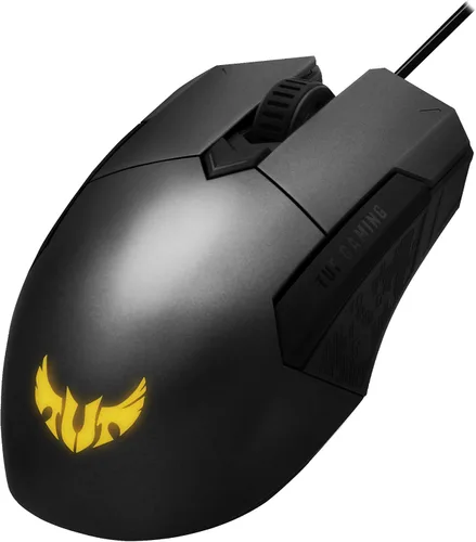 Vista 4 de ASUS TUF Gaming M5 mice USB Óptico 6200 DPI Negro ratón