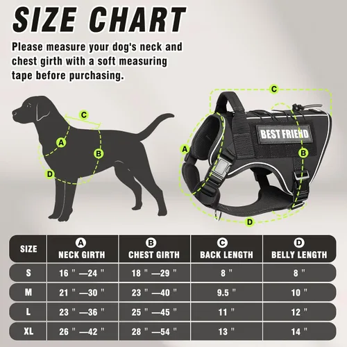 Vista 5 de Arnés Táctico para Perros Talla Pequeña, Sin Tirones Chaleco Militar para Perros con Asa, Arnés Reflectante de Servicio Pesado para Mascotas