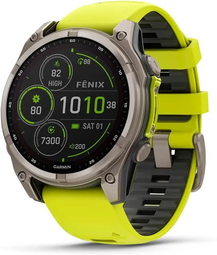 Vista 11 de Garmin fēnix® 8 – 43mm, AMOLED, Smartwatch GPS Multideporte Premium, Batería de Larga Duración, Resistente a Inmersiónes, Linterna LED Integrada