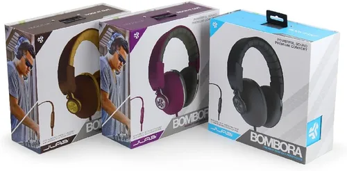 Vista 7 de JLab Audio Bombora - Auriculares con micrófono universal, marrón mate/dorado