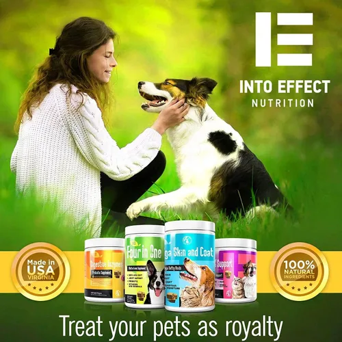 Vista 6 de IE - Multivitaminas para perros 4 en 1 Apoyo para las articulaciones, salud inmunológica, salud de la piel y el corazón Apoyo