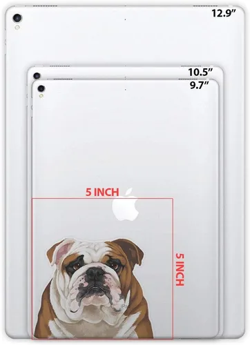 Vista 4 de FINCIBO Calcomanías de vinilo extraíbles de 5 x 5 pulgadas para iPad MacBook Laptop (o cualquier superficie plana)