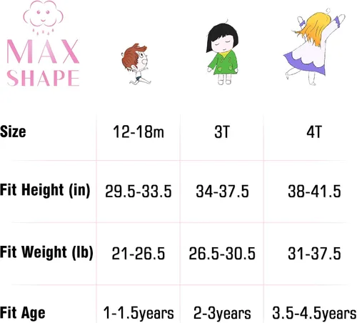 Vista 5 de Pantalones de entrenamiento para ir al baño para niñas 2T, 3T, 4T, ropa interior de entrenamiento para bebés y niñas, paquete de 4, 1 Count
