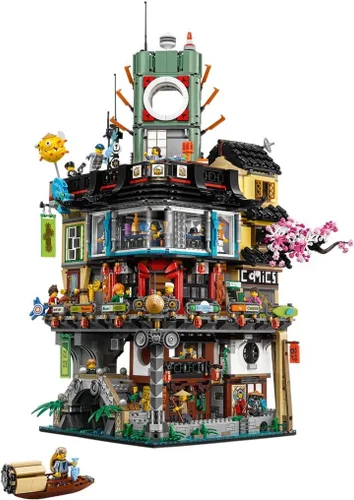 Vista 2 de LEGO NINJAGO Ninjago City 70620, 192 meses a 252 meses (4867 piezas)