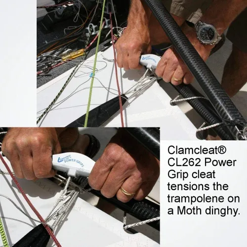 Vista 2 de Nautos CL262 - Power Grip 2 - Permite tirar el doble de duro - CLAMCLEAT