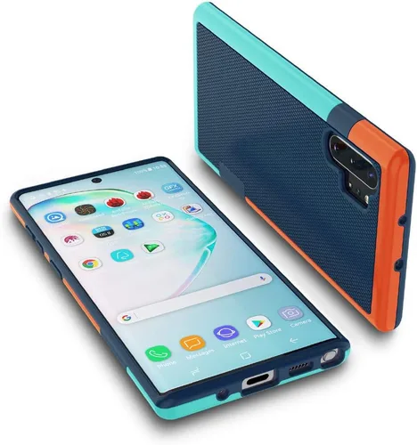 Vista 22 de Jeylly Funda para Galaxy S7, [3 colores] Slim Hybrid Impact Rugged Soft TPU Negro