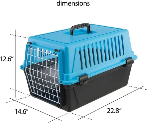 Vista 2 de Ferplast Atlas 20 - Transportador para gatos y perros, color azul