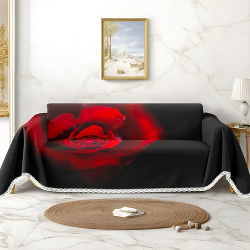Vista 14 de Funda de sofá con estampado de piña a rayas, fundas de sofá para sillón, funda resistente a las manchas, protector universal de muebles