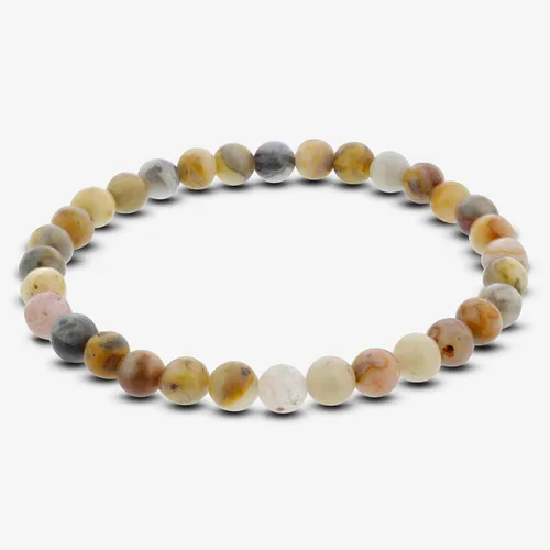 Vista 692 de Gem Avenue Handmade Round Bead Stretch Bracelet Unisex Natural Stone Beaded Jewelry for Men & Women, Elastic Wristband for Daily Wear