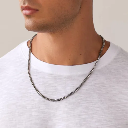 Vista 5 de PAVOI Italian Solid 925 Sterling Silver, 22K Gold Plated Chain Necklaces Snake, Square Box, Cable, Super Flex Curb, Miami Cuban and Rope