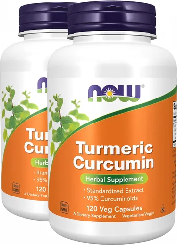 Vista 10 de NOW Foods Suplementos, curcumina de cúrcuma, derivada del extracto de raíz de cúrcuma, 95% curcuminoides, suplemento herbario, 60 cápsulas vegetales