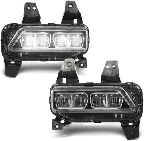 Vista 13 de PIT66 Luces antiniebla para parachoques delantero, compatibles con Jeep Grand Cherokee 2005-2010/Jeep Commander 2006-2010 izquierda/derecha