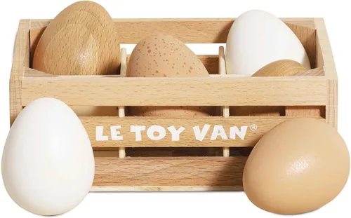 Vista 10 de Le Toy Van - Cesta de Panadero de Madera Educativa del Mercado Honeybee Comida de Juego de Madera Comida de Tienda de Juego de Supermercado