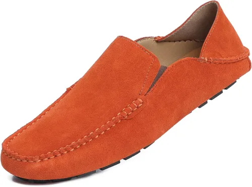 Vista 8 de Go Tour Mocasines casuales hechos a mano para hombre, mocasines sin cordones