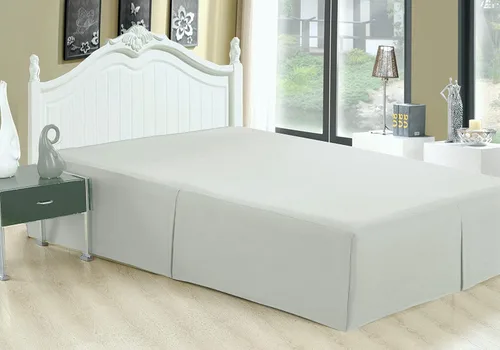Vista 5 de Marina Decoration Falda de cama ultrasuave y sedosa de calidad de hotel para todas las estaciones, bolsillo profundo, caída de 16 pulgadas, rayón