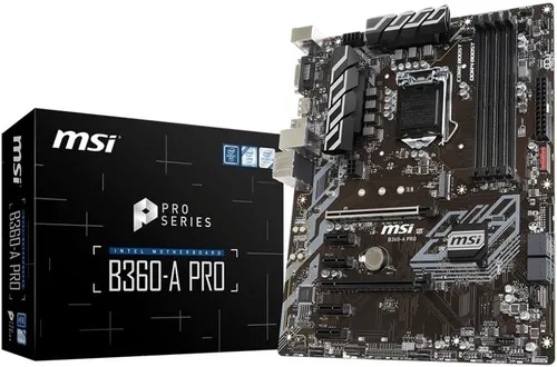 Vista 11 de MSI Serie Pro Intel Coffee Lake B360 LGA 1151 BTC ETH LTC Placa Base de Minería de Criptomonedas ATX (B360-F PRO)