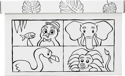Vista 7 de Bankers Box Color en caja de juguetes de animales