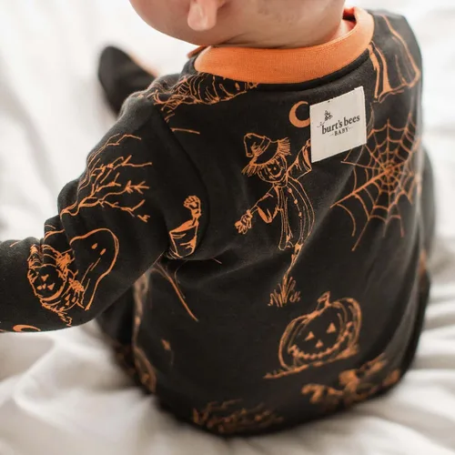 Vista 162 de Burt's Bees Baby - Pijama de una pieza para bebé, mameluco para dormir y jugar, algodón 100% orgánico, cremallera frontal