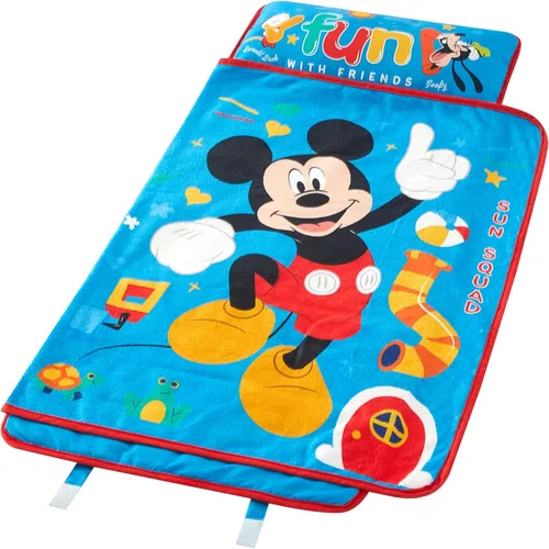 Vista 19 de Tapete acolchado para siesta de felpa súper suave con manta y almohada integradas