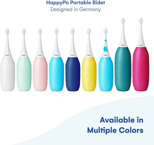 Vista 6 de La ducha de trasero HAPPYPO original - Bidé portátil para viajes - Conocido del programa alemán Shark Tank - El Easy-Bidet 2.0 reemplaza