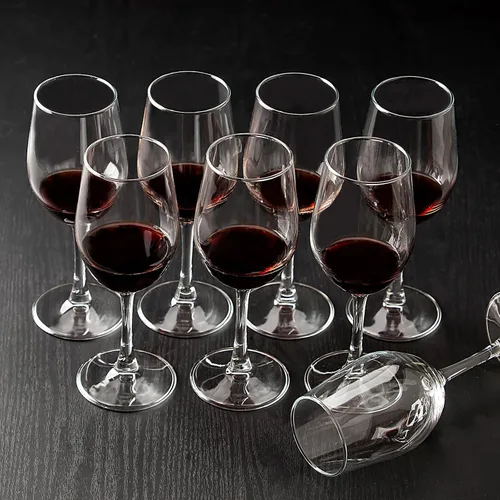 Vista 3 de C CREST Elegantes copas de vino tinto de 11.2 onzas para fiesta, boda, juego de 8