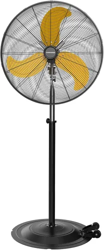 Vista 14 de Ventilador de pedestal con motor de CC de 18 pulgadas, ventilador oscilante de alta velocidad de 4900 CFM, control remoto, ventilador de pie
