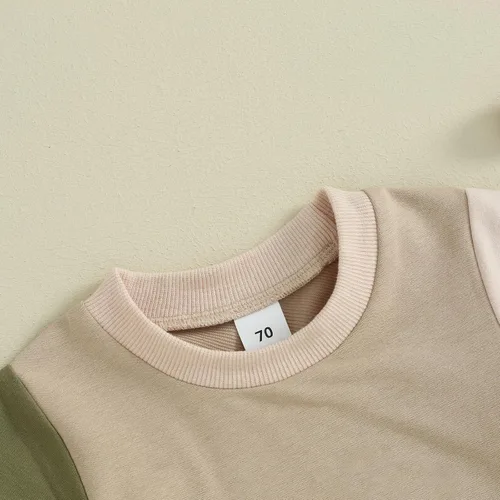 Vista 3 de Twopumpkin Verano Niño Niño Ropa de Bebé Camisetas de Manga Corta Top Y Pantalones Cortos Infantil Traje Neutral 6 9 12 18 24 Meses 2t