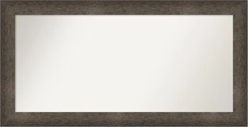 Vista 864 de Amanti Art Espejo de pared personalizado no biselado (25 x 25 pulgadas), marco de bronce acentuado, varios tamaños personalizados, espejo de baño