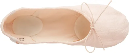 Vista 5 de Capezio Zapatos de ballet Juliet de lona 2028 para mujer, Negroblk