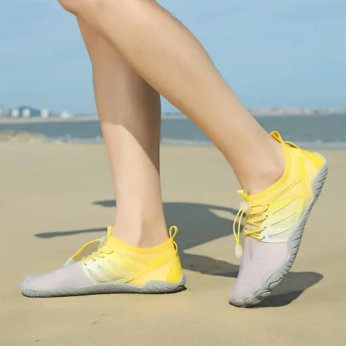 Vista 6 de YING LAN Zapatos de agua para hombres y mujeres, de secado rápido, antideslizantes, para la playa, natación, deportes acuáticos, buceo, vela, kayak