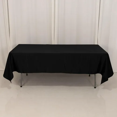 Vista 11 de Efavormart - Mantel rectangular de satén sin costuras, color azul polvoriento, 60 x 126 pulgadas Azul empolvado
