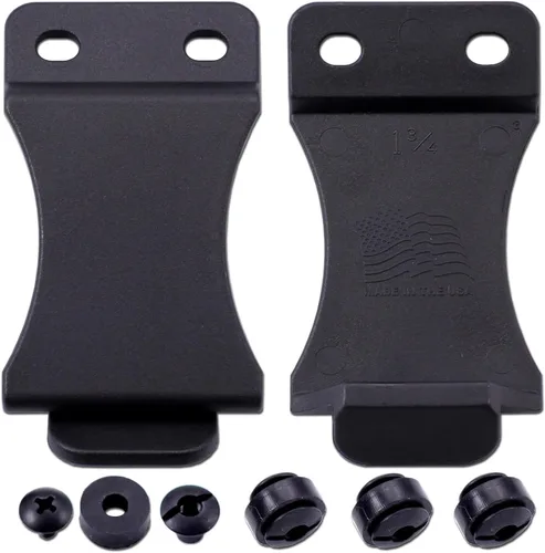 Vista 9 de FOMI Funda con clip para cinturón – IWB/OWB con hardware de montaje – Fabricada en EE. UU. – Inclinación ajustable – para fundas Kydex, fundas