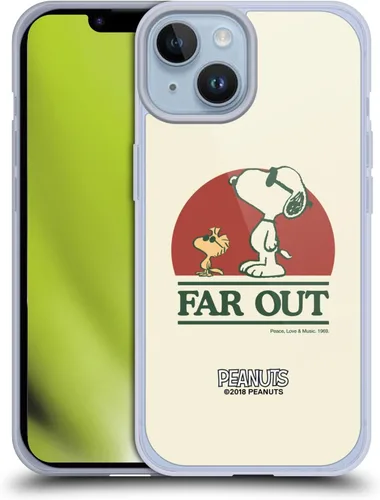 Vista 11 de Head Case Designs Funda de gel suave con licencia oficial de Peanuts Freak Flag Fly Woodstock 50th compatible con Apple iPhone 7 Plus/iPhone 8 Plus