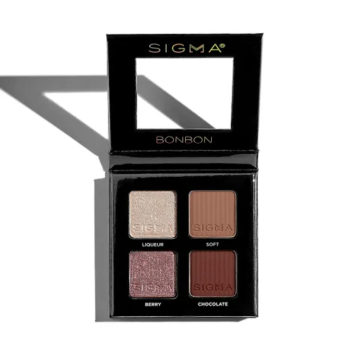 Vista 6 de SIGMA BEAUTY Paleta de sombras de ojos cuádruple - Tiramisu Eyeshadow Quad, 4 sombras