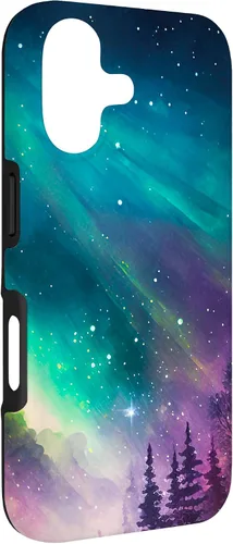 Vista 3 de Northern Lights and Sky Iceland Norway Aurora Borealis Case for iPhone 17
