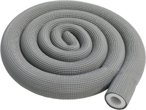 Vista 7 de Tubo de aislamiento para tuberías, BESUNTEK de 6 pies de longitud con preservación del calor, tubo de espuma aislado con agarre de soporte