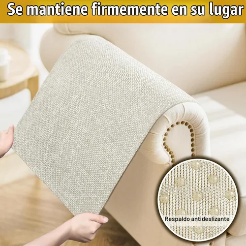 Vista 5 de Fundas para brazos de sofá, fundas para brazos de sofá, funda impermeable para reposabrazos de sofá, sillón, sofá de dos plazas, funda