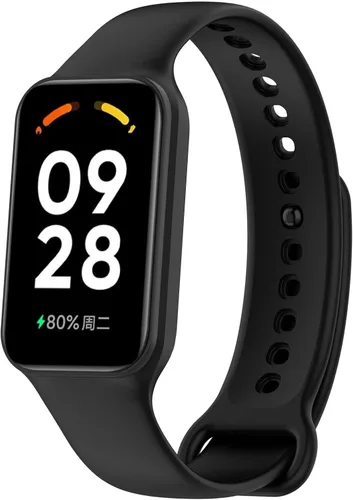 Vista 11 de Compatible con Redmi Band 2 correas de reloj con funda protectora, correa de repuesto de silicona deportiva ajustable para Xiaomi Redmi Band 2 Rosado