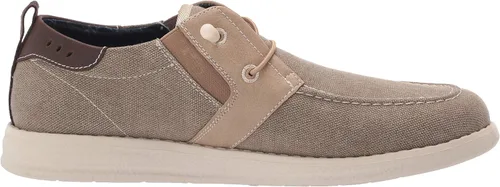 Vista 6 de Nunn Bush Brewski Moc Toe - Mocasines de lona para hombre con elástico elástico
