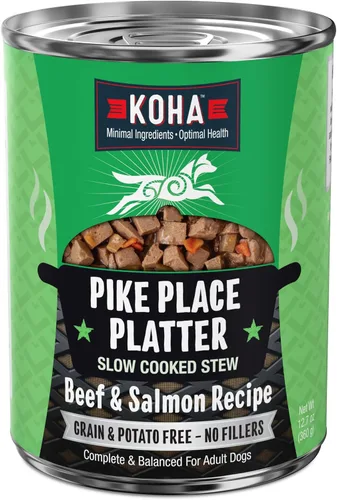 Vista 10 de KOHA Lone Star - Estofado de pechuga para perros con carne de res, fabricado en los Estados Unidos