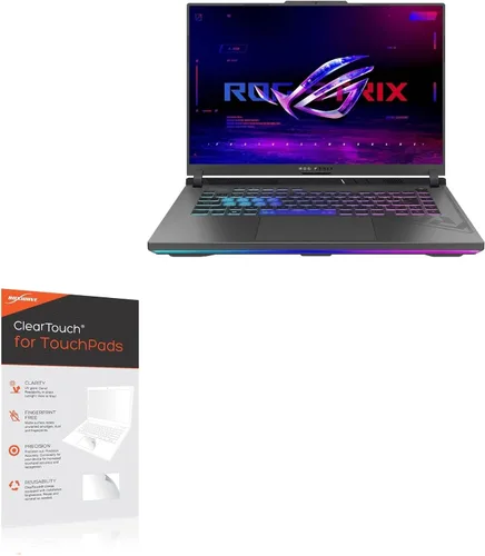 Vista 2 de BoxWave Protector de panel táctil compatible con ASUS ROG Strix G16 (2023) G614 - ClearTouch para Touchpad (paquete de 2), protector de almohadilla